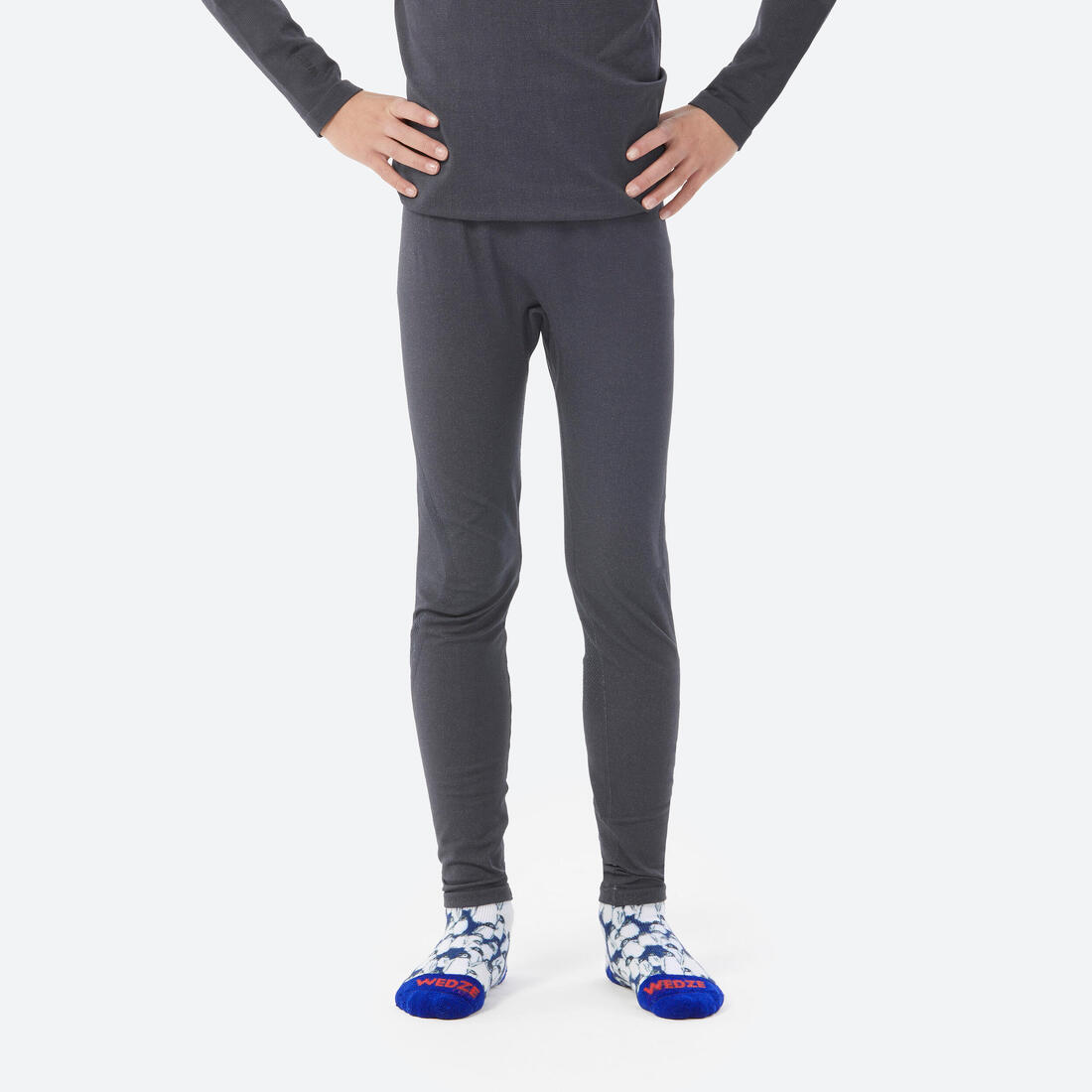 WEDZE (ウェッゼ) スキー キッズ サーマルタイツ シームレス BL 500