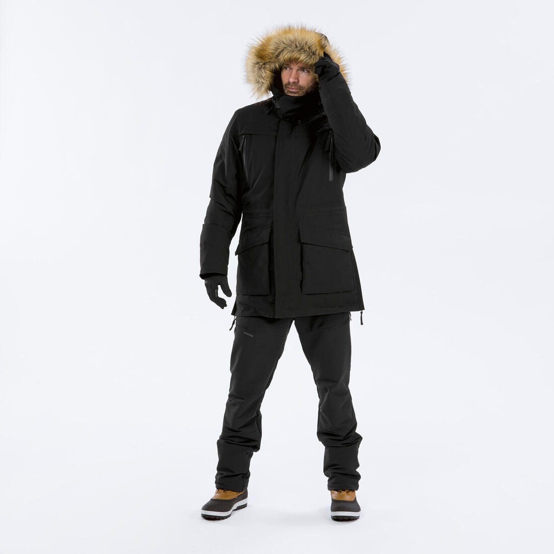 QUECHUA(ケシュア)登山・スノーハイキング メンズ ウィンターパーカー 防水 - SH500 Ultra-Warm -20°C