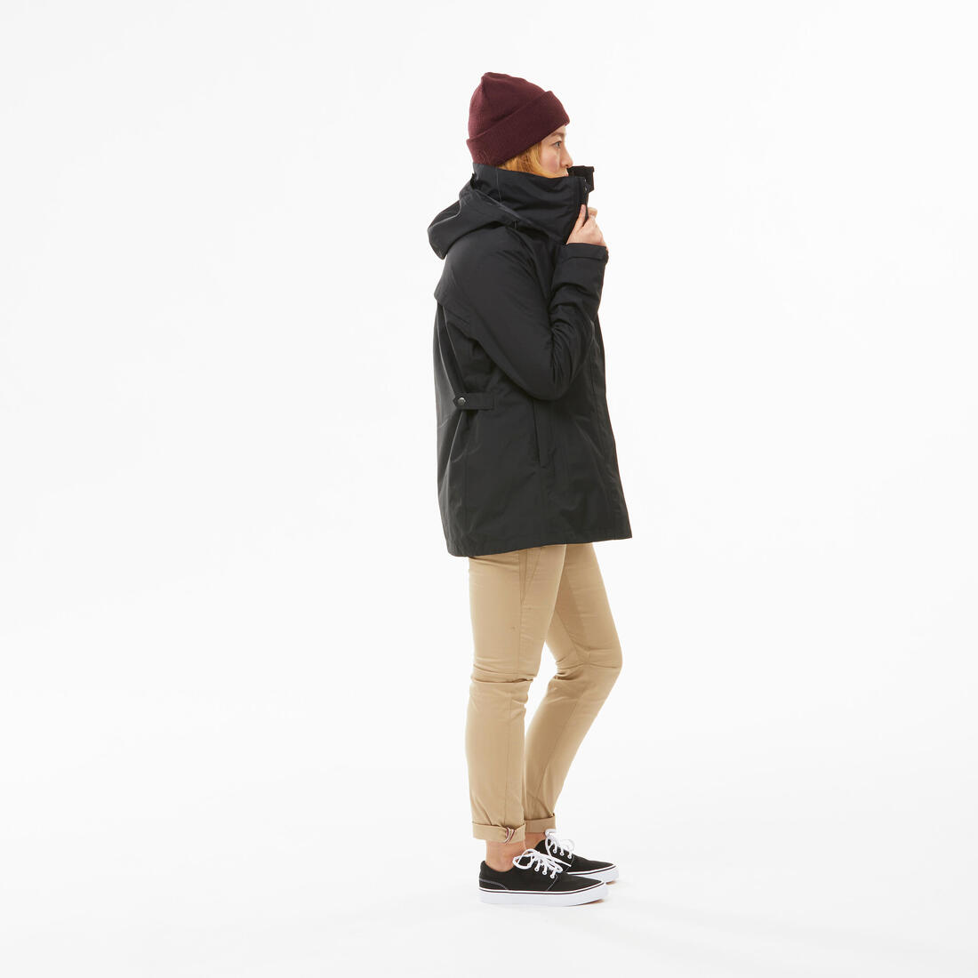 QUECHUA (ケシュア) 登山・ハイキング レディース ジャケット ウォーム 3WAY 0°C NH100