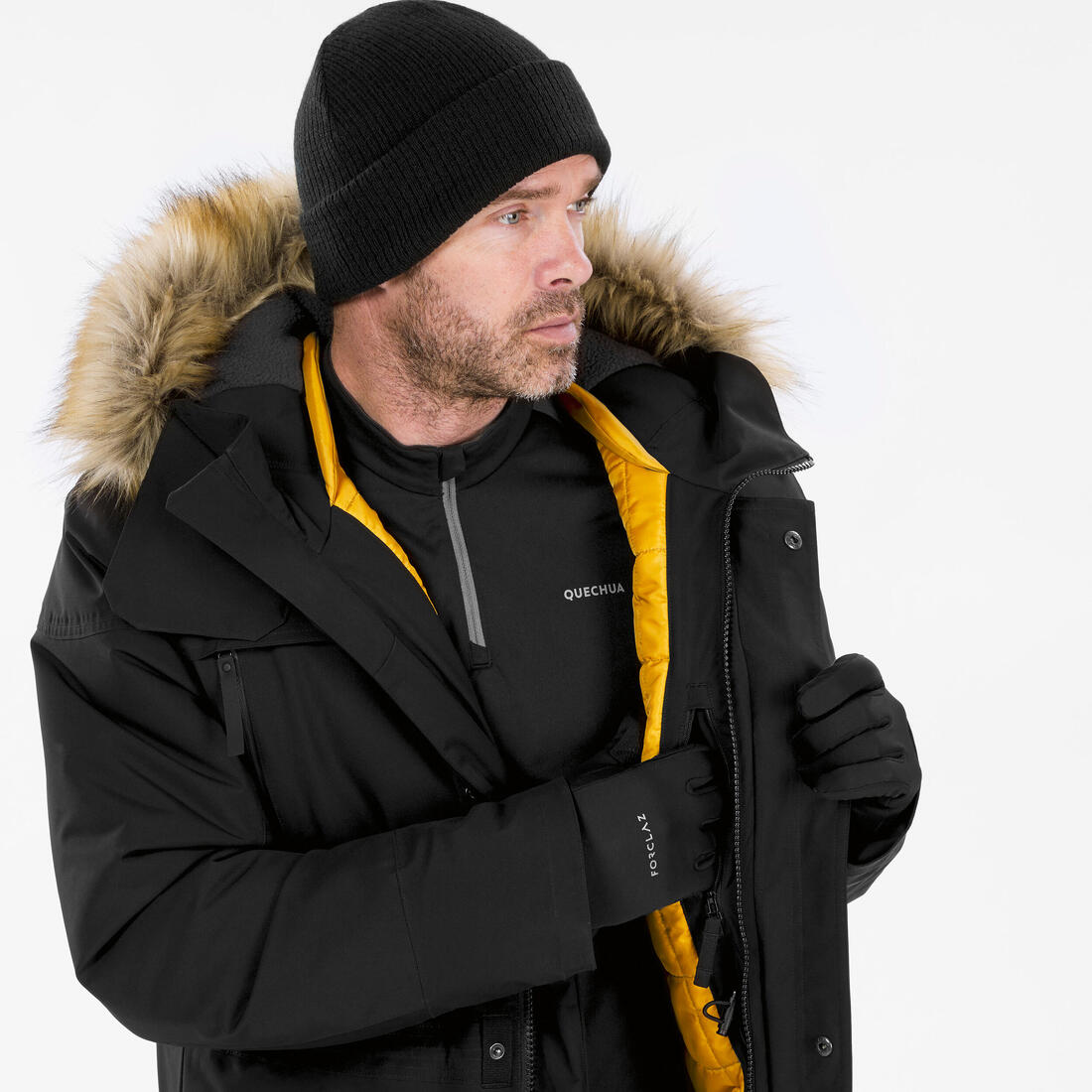 QUECHUA(ケシュア)登山・スノーハイキング メンズ ウィンターパーカー 防水 - SH500 Ultra-Warm -20°C