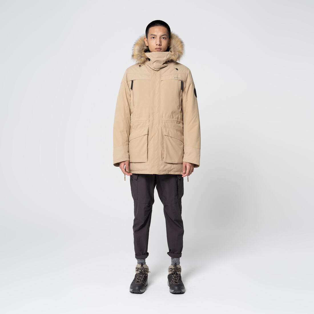QUECHUA(ケシュア)登山・スノーハイキング メンズ ウィンターパーカー 防水 - SH500 Ultra-Warm -20°C