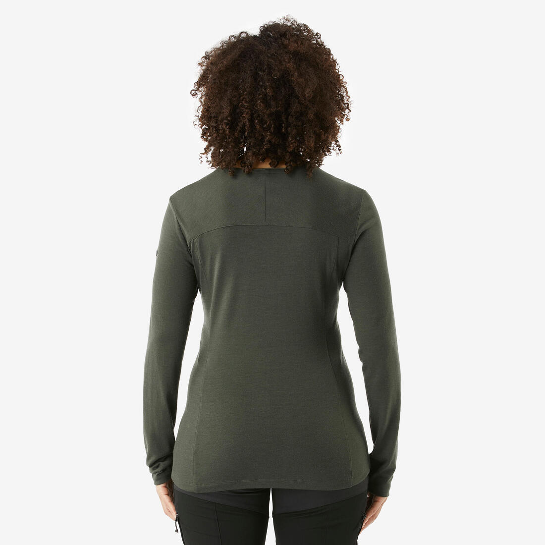 FORCLAZ (フォルクラ) 登山・トレッキング 長袖メリノTシャツ Trek 500 レディース