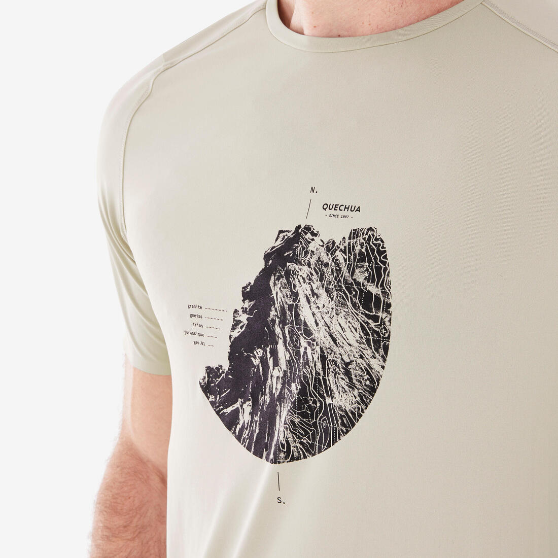 QUECHUA (ケシュア) 登山・ハイキング メンズ 半袖Tシャツ MH500