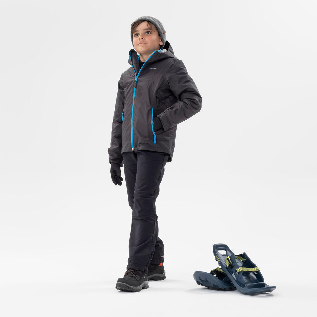 QUECHUA (ケシュア) 登山・スノーハイキング キッズ(7~15歳) ロングパンツ ソフトシェル ウォーム SH500 Mountain