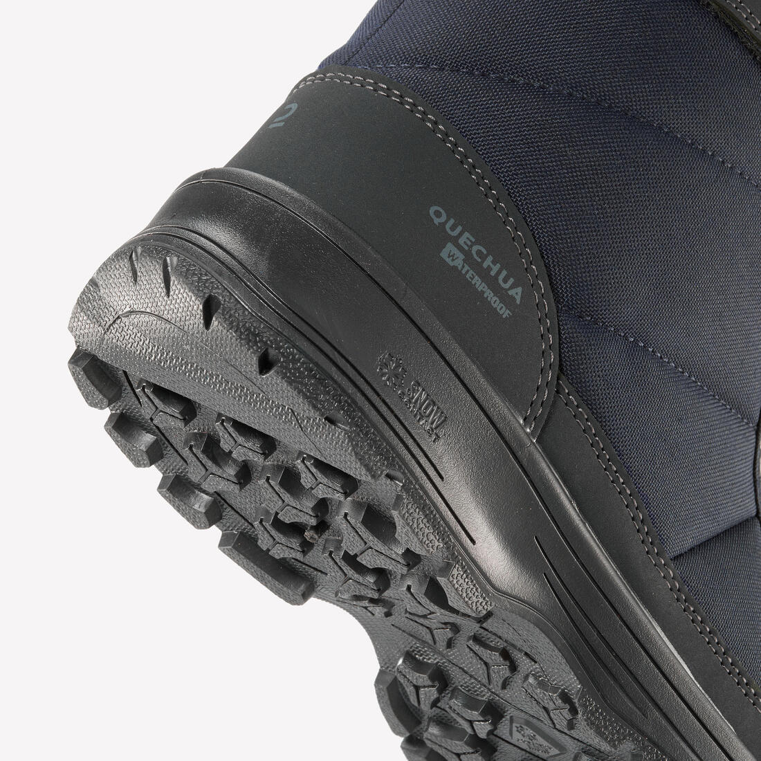 QUECHUA (ケシュア) 登山・スノーハイキング キッズ ブーツ ウォーム 防水 面ファスナー SH100 サイズ5.5~7