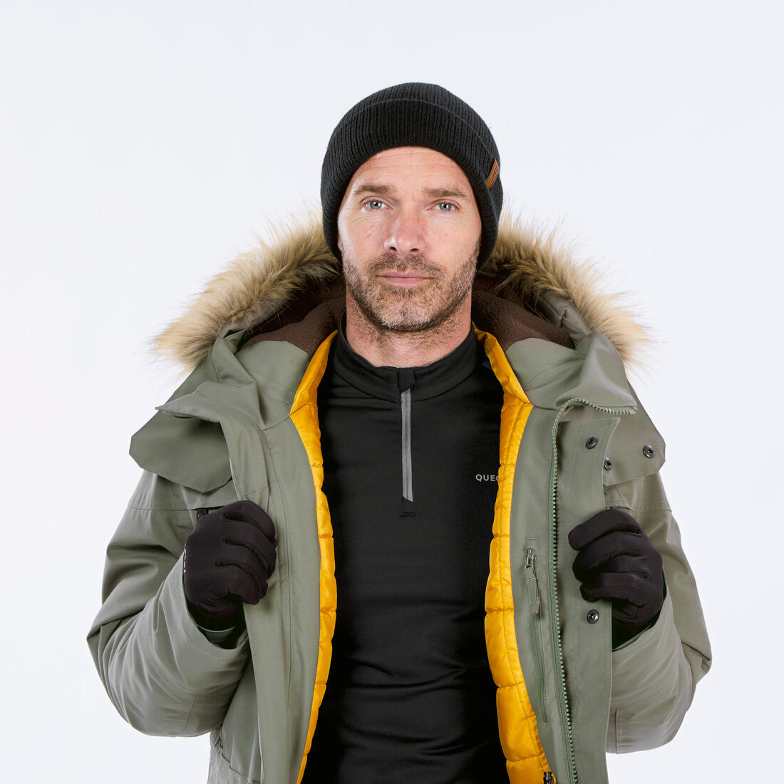 QUECHUA(ケシュア)登山・スノーハイキング メンズ ウィンターパーカー 防水 - SH500 Ultra-Warm -20°C