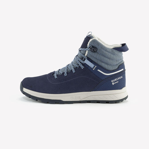 QUECHUA (ケシュア) 登山・スノーハイキング キッズ レースアップシューズ ウォーム 防水 レザー ミドルカット SH500