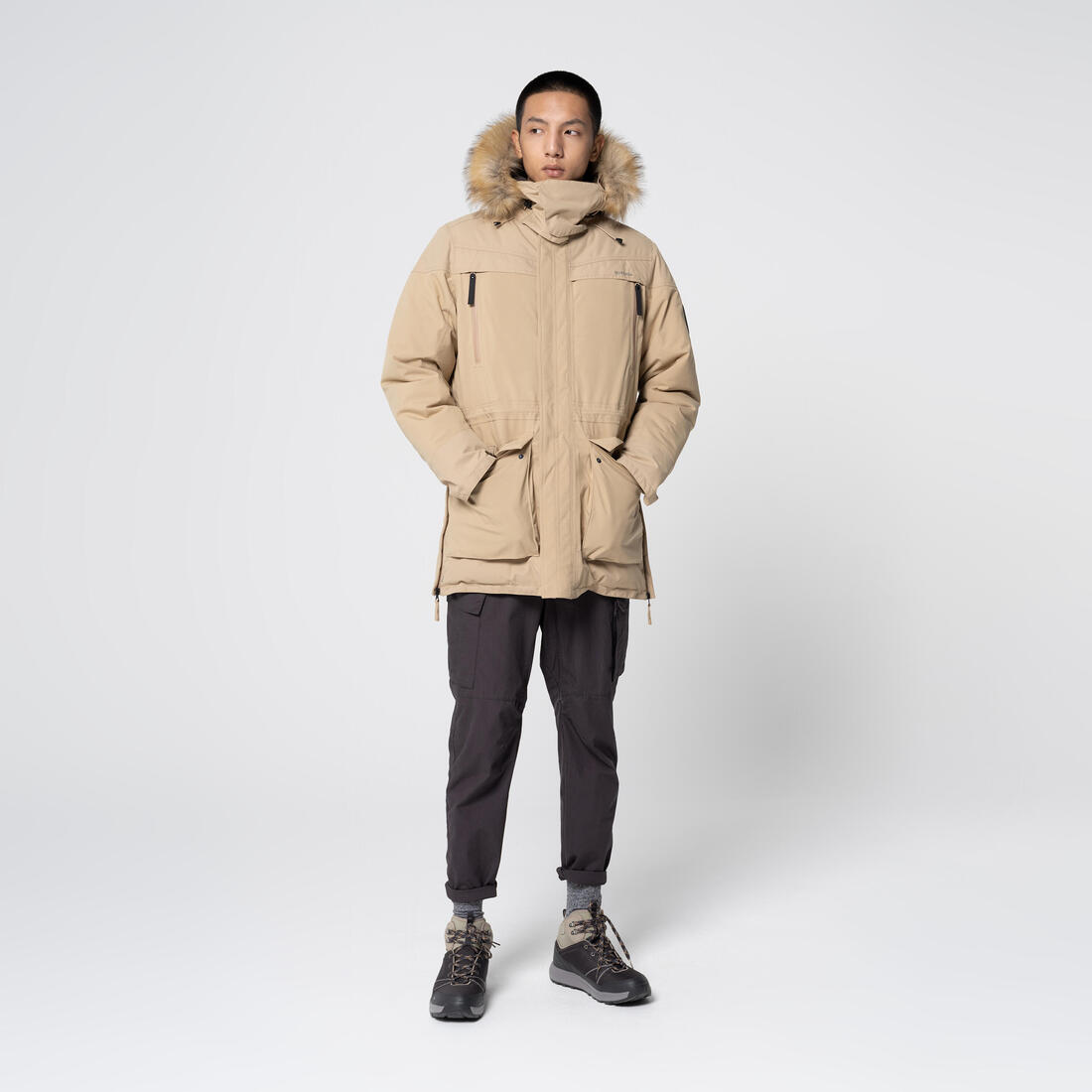 QUECHUA(ケシュア)登山・スノーハイキング メンズ ウィンターパーカー 防水 - SH500 Ultra-Warm -20°C