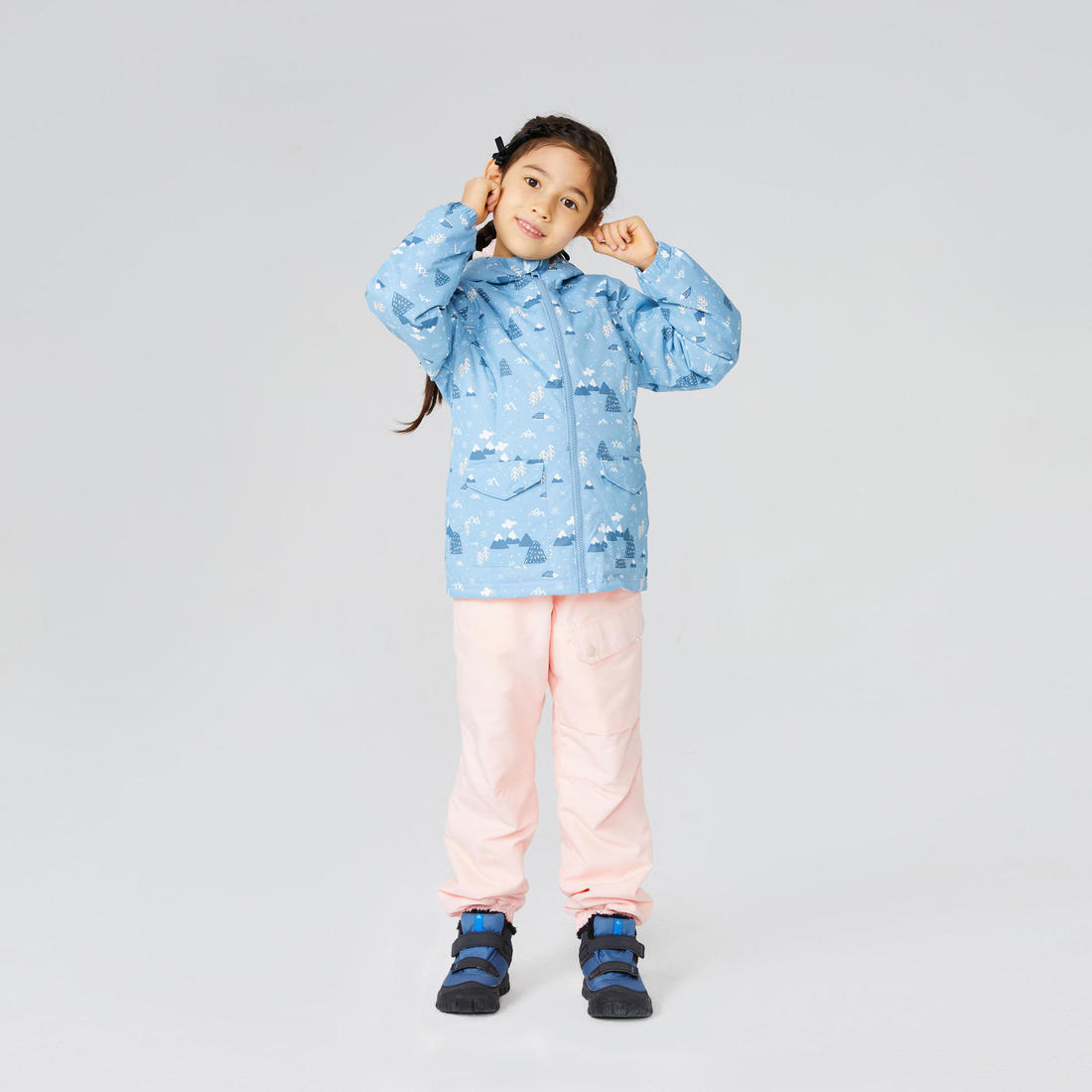 QUECHUA (ケシュア) 登山・スノーハイキング ジャケット 防寒 保温 ウォーム 防水 SH 100 -ガールズ(2~6歳)