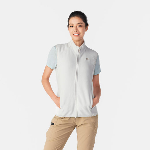 QUECHUA (ケシュア) 登山・ハイキング フリースベスト 保温 MH 100 - レディース