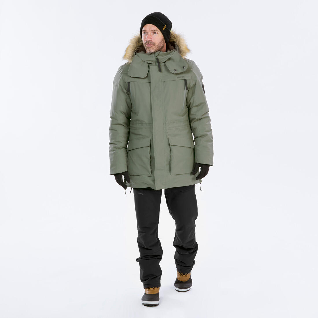 QUECHUA(ケシュア)登山・スノーハイキング メンズ ウィンターパーカー 防水 - SH500 Ultra-Warm -20°C