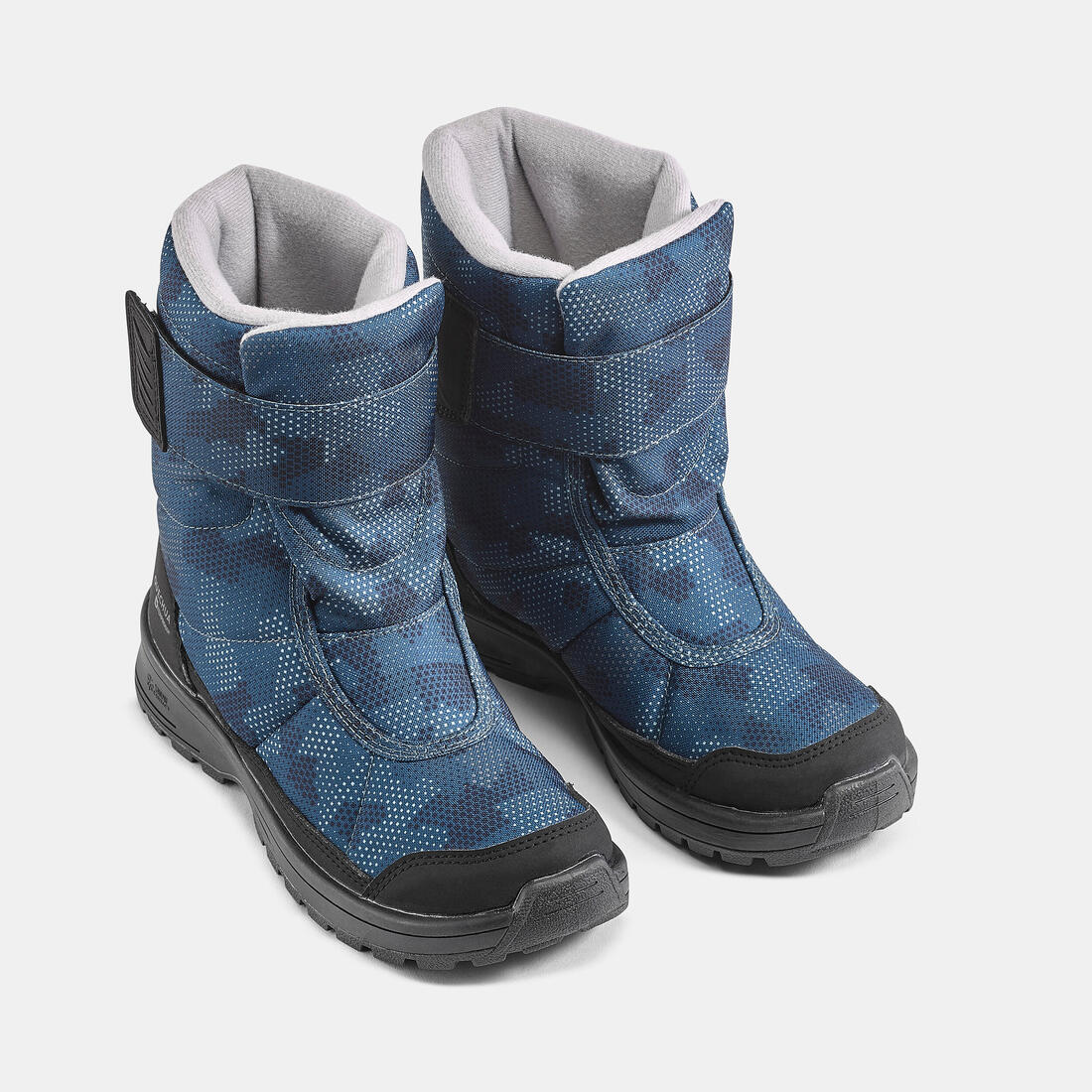 QUECHUA (ケシュア) 登山・スノーハイキング キッズ ブーツ ウォーム 防水 面ファスナー SH100 サイズ5.5~7