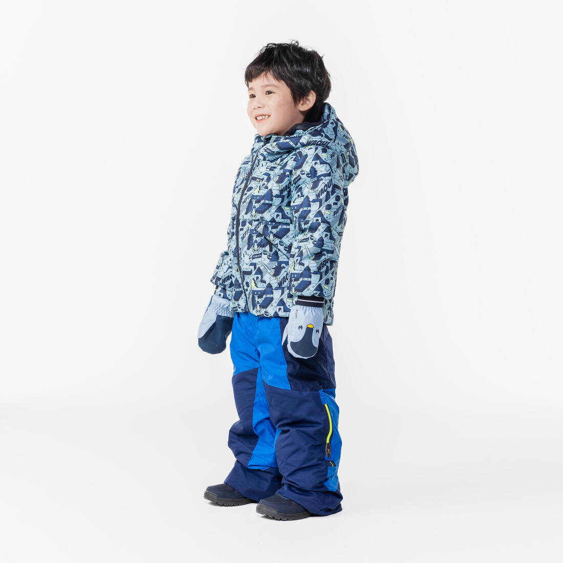 QUECHUA (ケシュア) 登山・スノーハイキング キッズ ブーツ ウォーム 防水 面ファスナー SH100 サイズ24~34