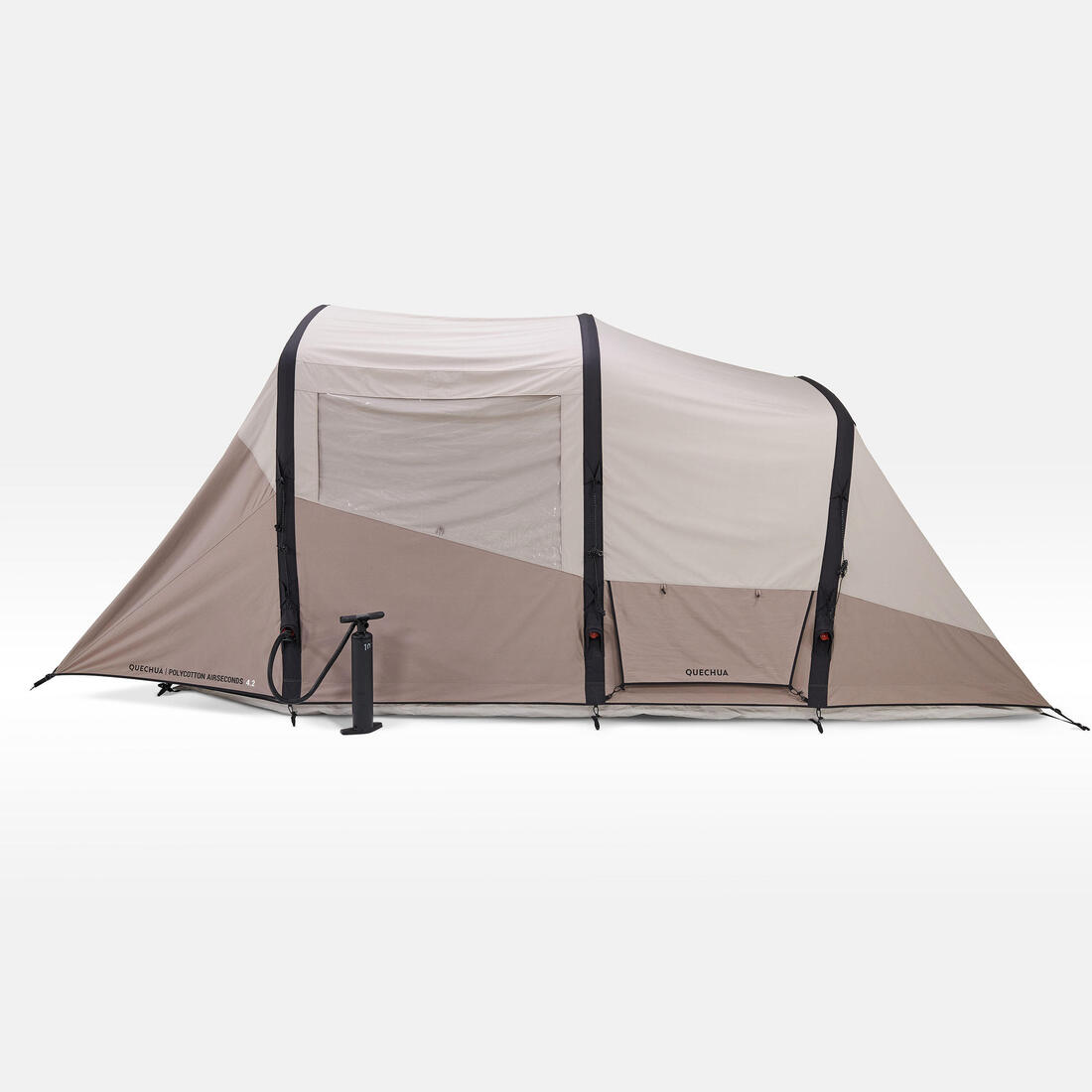 QUECHUA (ケシュア) キャンプ ファミリーテント エアーテント AIR SECONDS 4.2 POLYCOTTON - 4人用 2ルーム