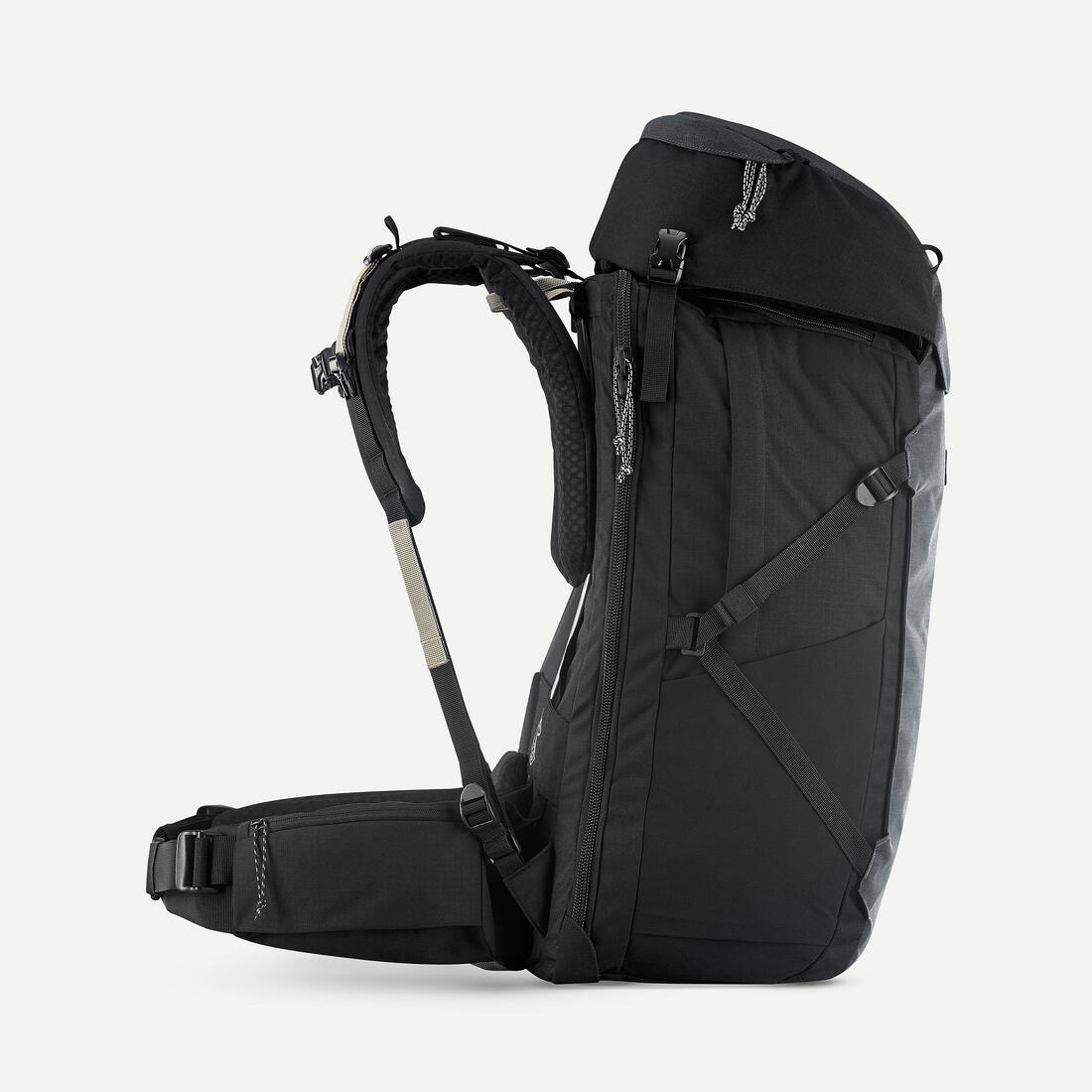 FORCLAZ(フォルクラ)登山・トレッキング バックパック Travel 500 50 L スーツケース開口付き ブラック