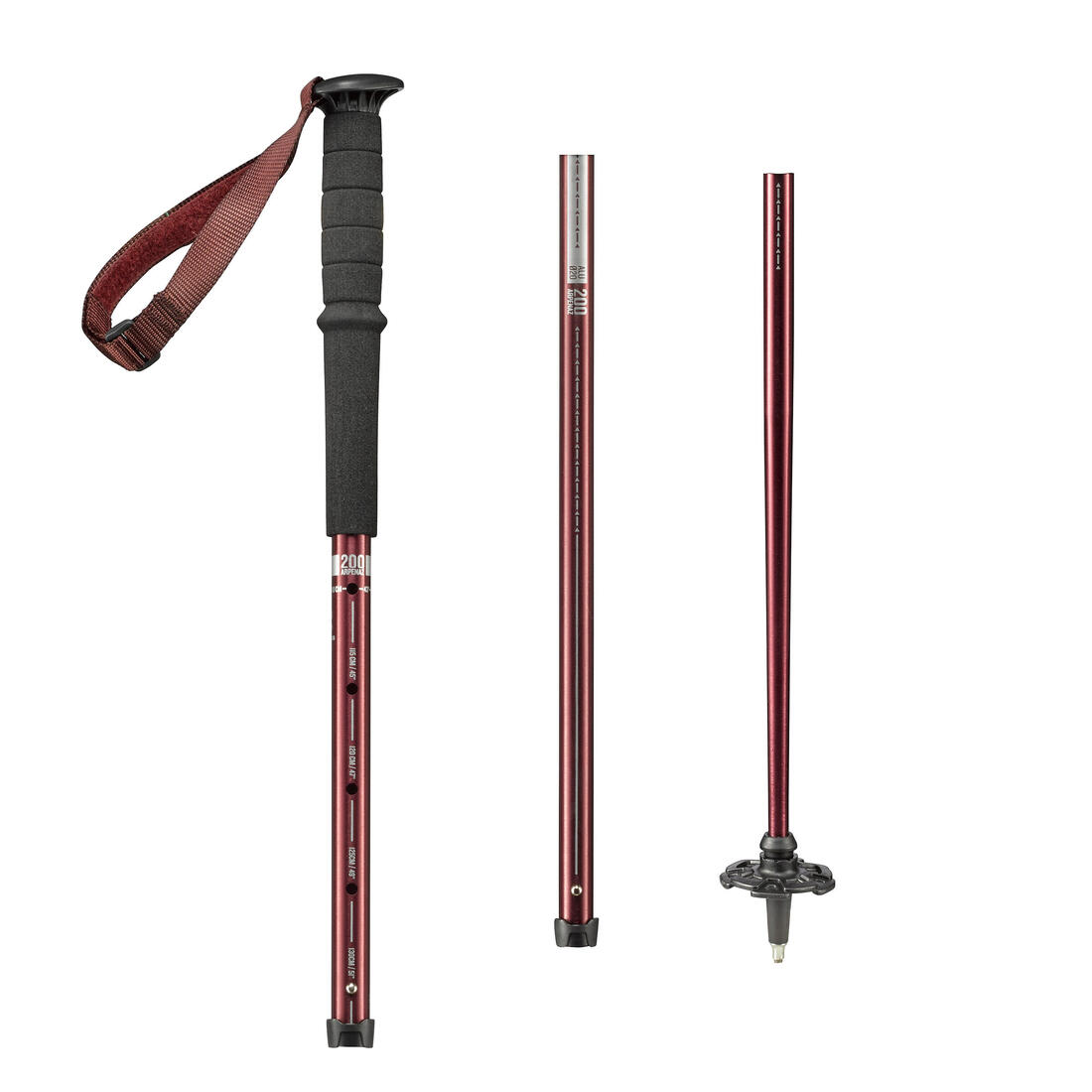 FORCLAZ(フォルクラ)登山・トレッキング トレッキングポール I型 ピンロックタイプ A 100 - 1本