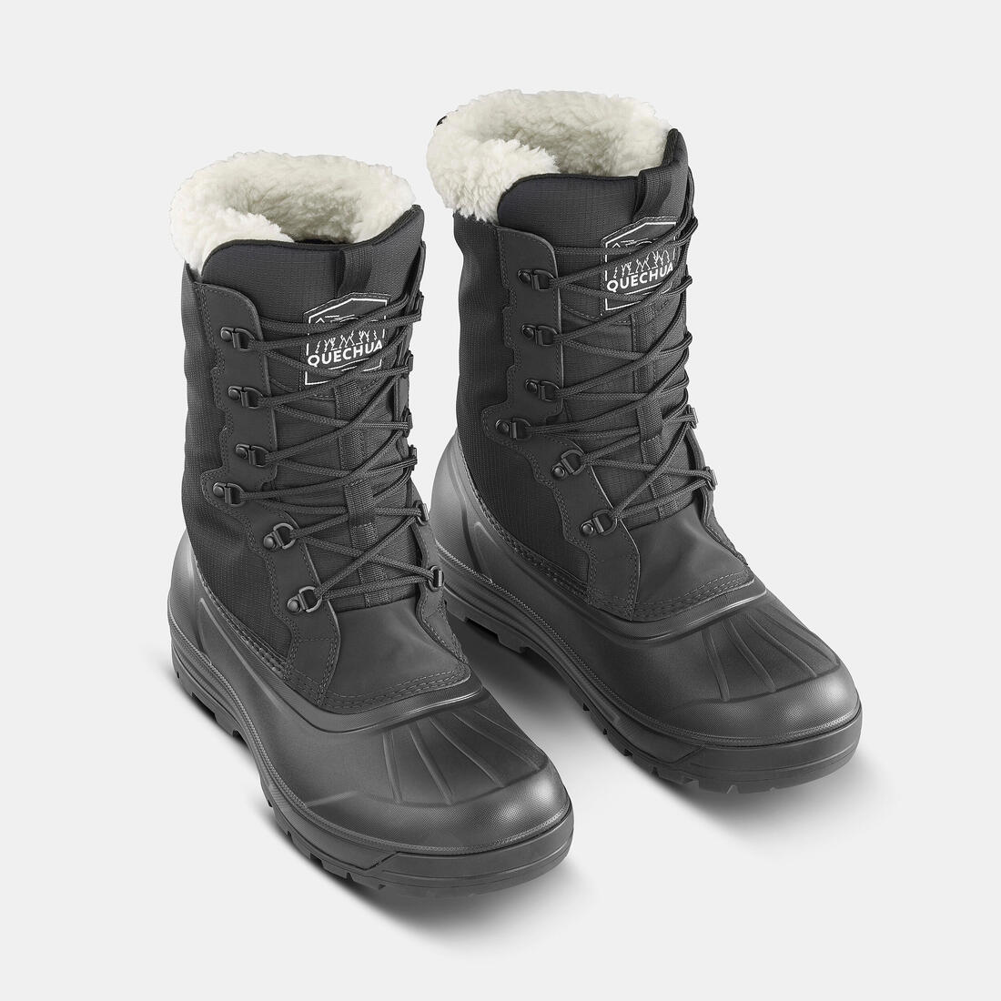 QUECHUA(ケシュア)登山・スノーハイキング メンズ 編み上げブーツ ウォーム 防水 SH500 U-WARM