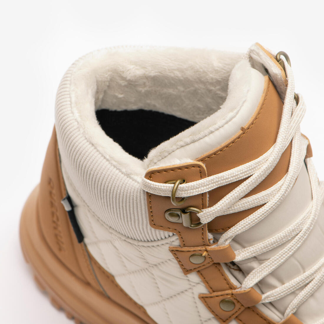 QUECHUA (ケシュア) 登山・スノーハイキング レディース ブーツ ウォーム 防水 ミッドカット NH500