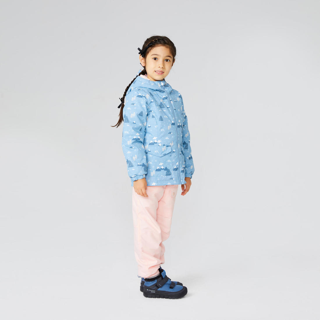 QUECHUA (ケシュア) 登山・スノーハイキング ジャケット 防寒 保温 ウォーム 防水 SH 100 -ガールズ(2~6歳)
