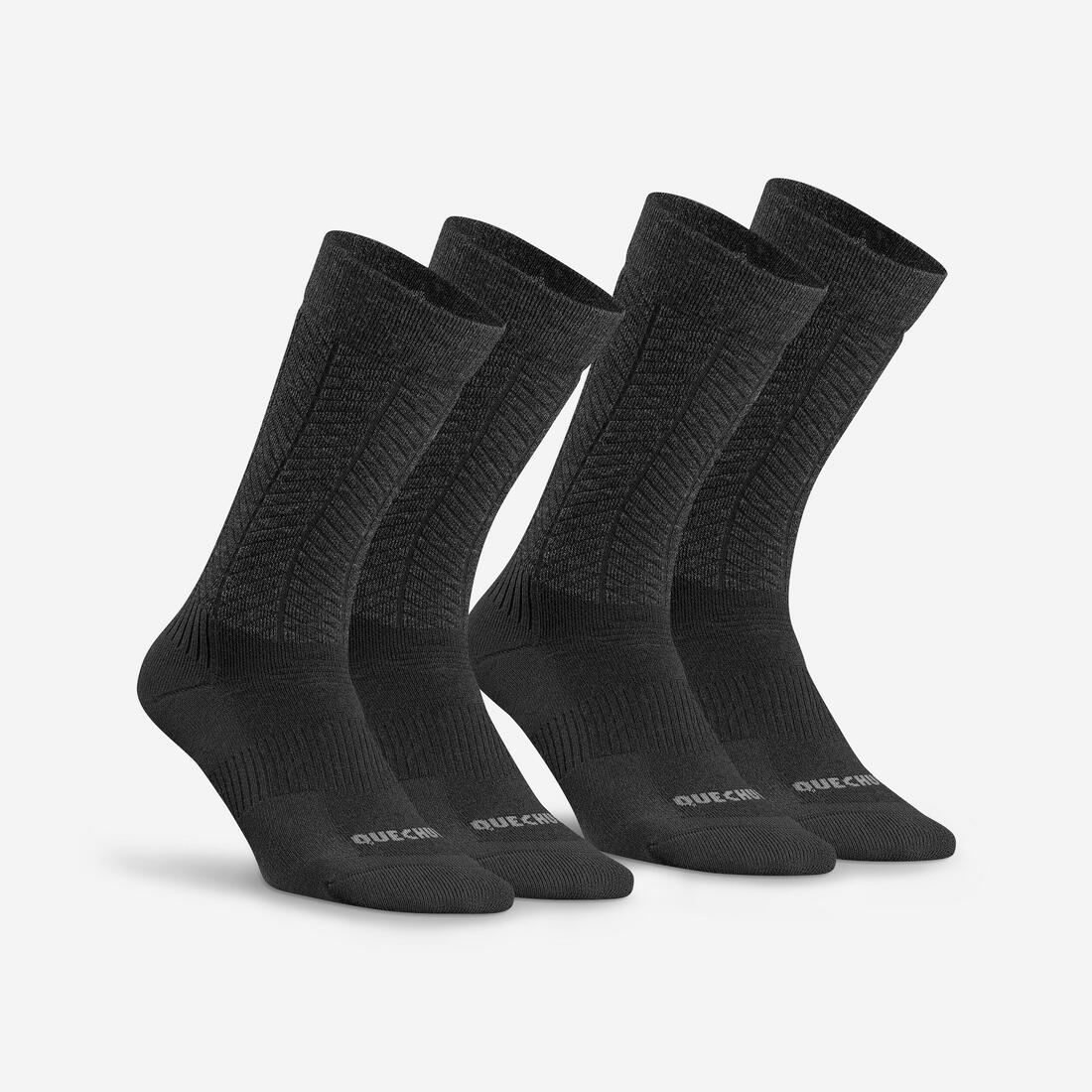 QUECHUA (ケシュア) 登山・ハイキング ソックス ウォーム ミドル丈 MH500