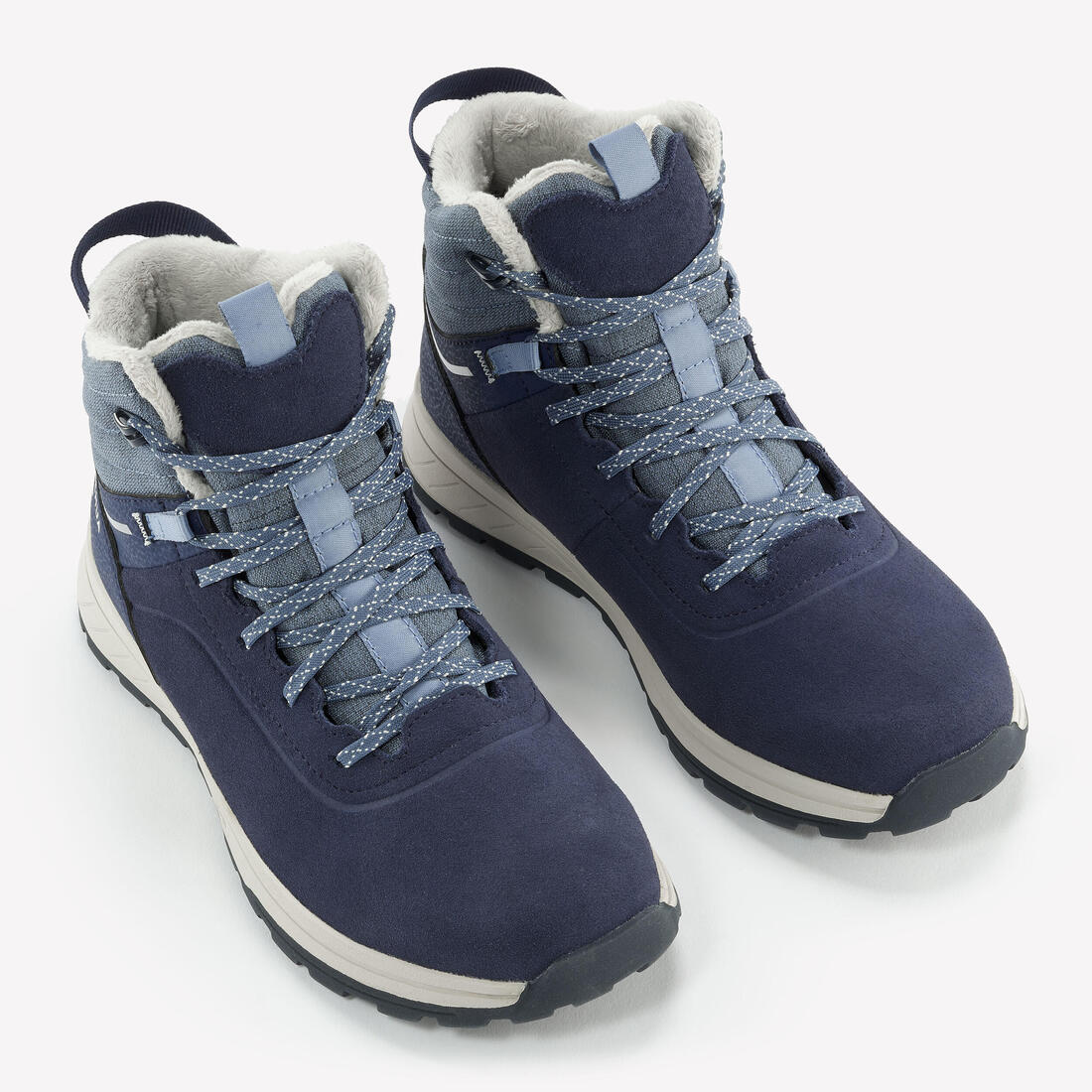 QUECHUA (ケシュア) 登山・スノーハイキング キッズ レースアップシューズ ウォーム 防水 レザー ミドルカット SH500