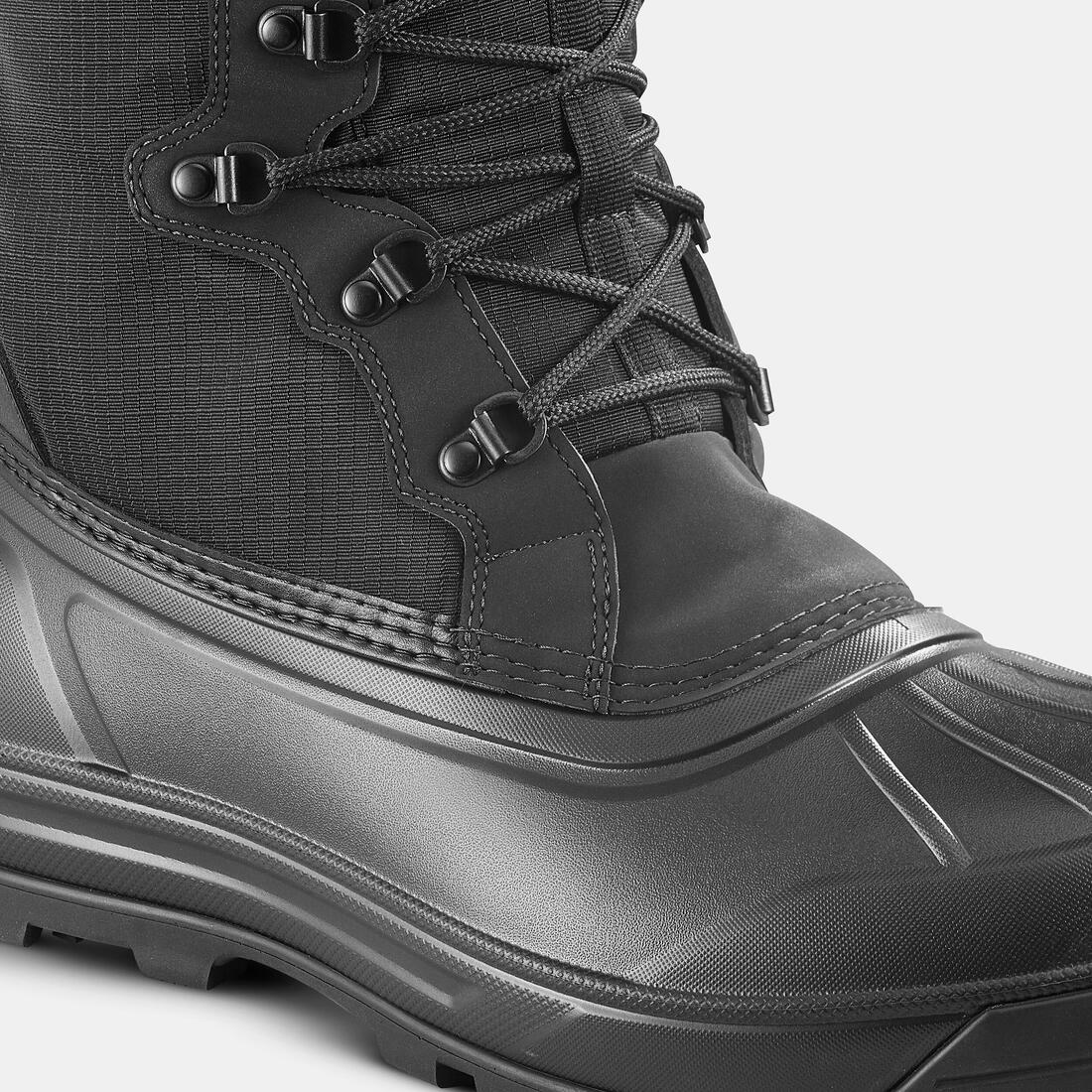 QUECHUA(ケシュア)登山・スノーハイキング メンズ 編み上げブーツ ウォーム 防水 SH500 U-WARM