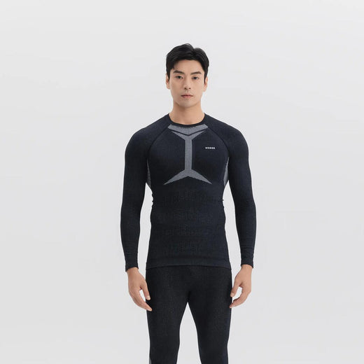 WEDZE (ウェッゼ) スキー メンズ トップス シームレス BL SKI 580