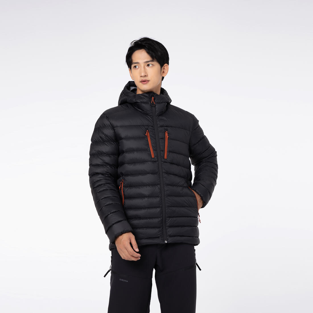 FORCLAZ(フォルクラ)登山・トレッキング フード付ダウンジャケット TREK 500 メンズ