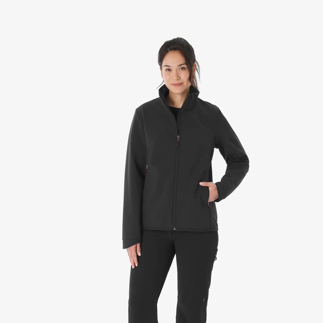 FORCLAZ (フォルクラ) 登山・ハイキング レディース ジャケット ソフトシェル 防風 MT100