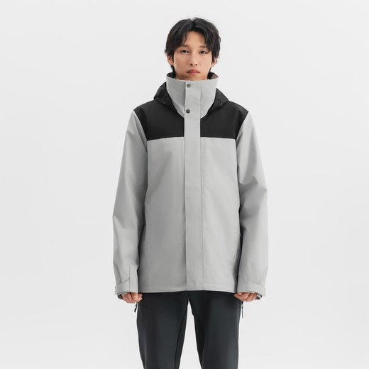 QUECHUA (ケシュア) メンズ3WAY トラベル トレッキング 防水ジャケット - TRAVEL 100 0°C - CN