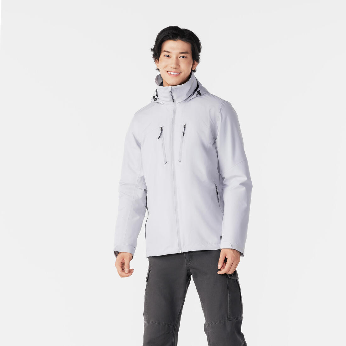 FORCLAZ(フォルクラ)登山・ハイキング 3WAY ジャケット 防水 防寒 TREK 500 - メンズ