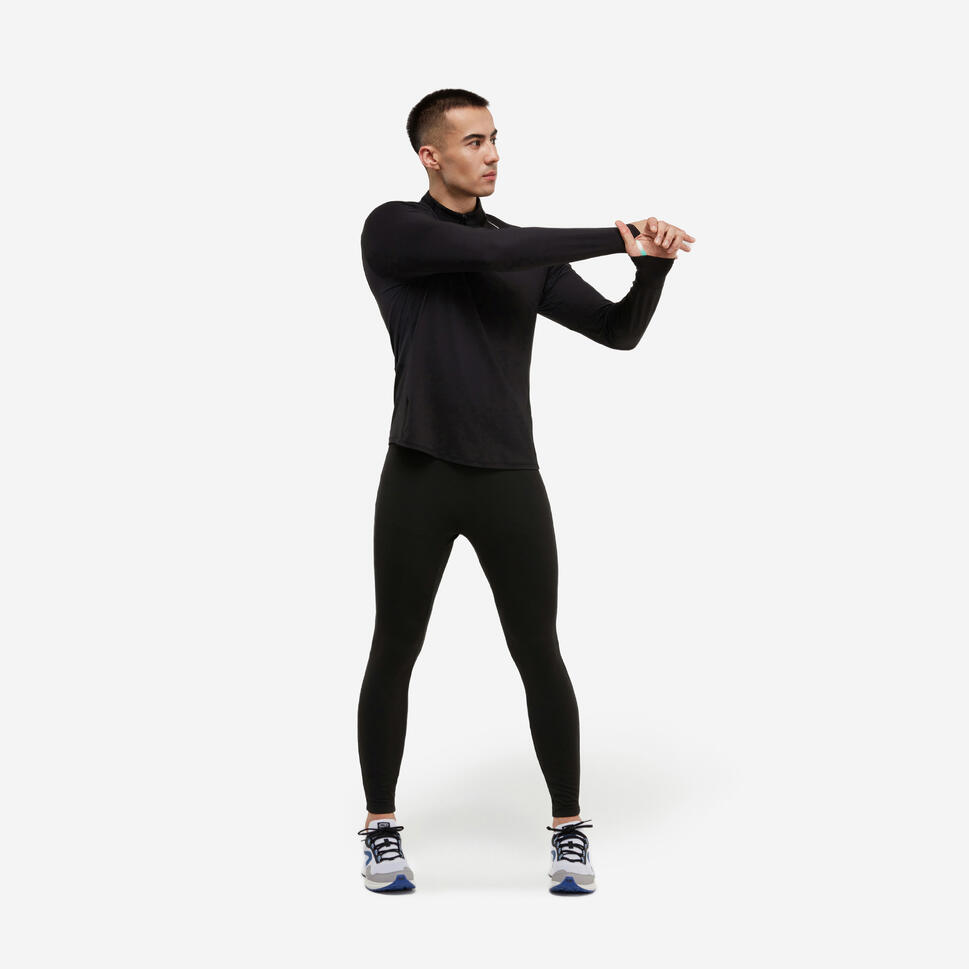 KIPRUN(キプラン)ランニング 長袖Tシャツ ハーフファスナー Run 500 Dry メンズ
