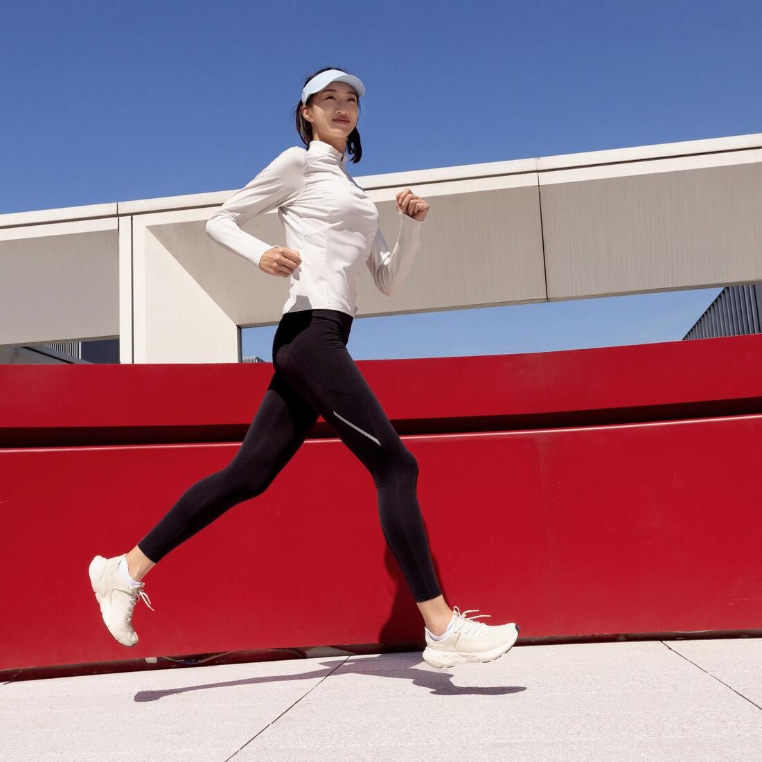 KIPRUN (キプラン) ランニング レディース 長袖Tシャツ ハーフファスナー Dry+
