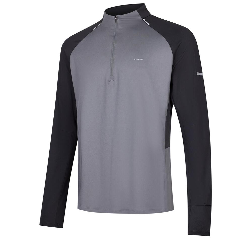 KIPRUN(キプラン)ランニング 長袖Tシャツ ハーフファスナー Run 500 Dry メンズ
