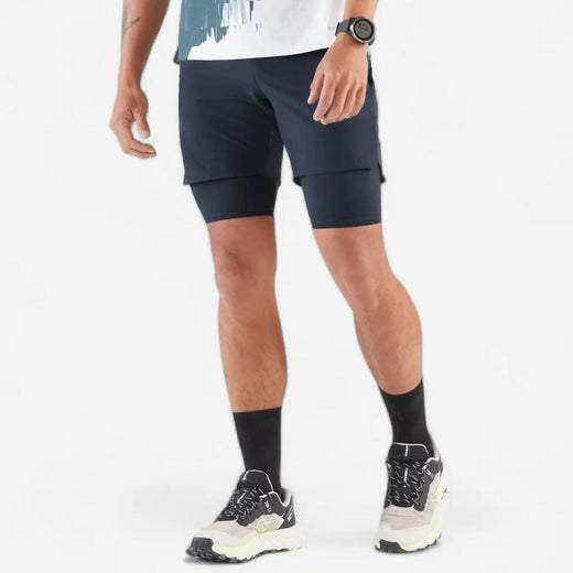 KIPRUN (キプラン) トレイルランニング メンズ ショートパンツ 長距離 2Way Run Ultra 900