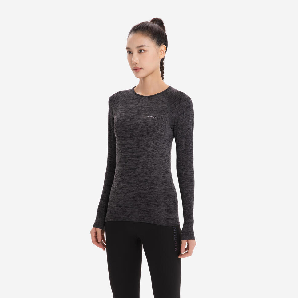 KIPRUN (キプラン) ランニング レディース 長袖Tシャツ Run 500