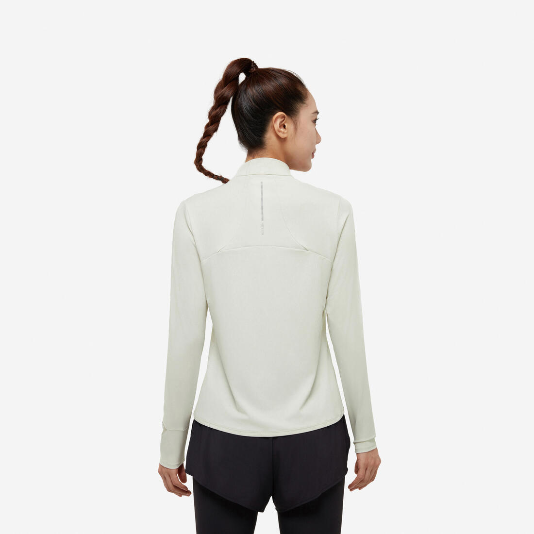 KIPRUN (キプラン) ランニング レディース 長袖Tシャツ ハーフファスナー Dry+