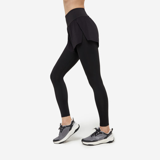 KIPRUN(キプラン) ランニング 2in1 スカート一体型タイツ レディース