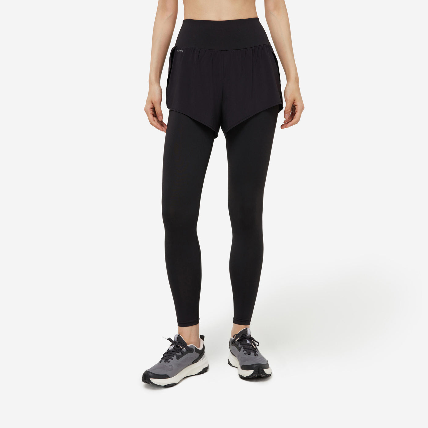 KIPRUN(キプラン) ランニング 2in1 スカート一体型タイツ レディース