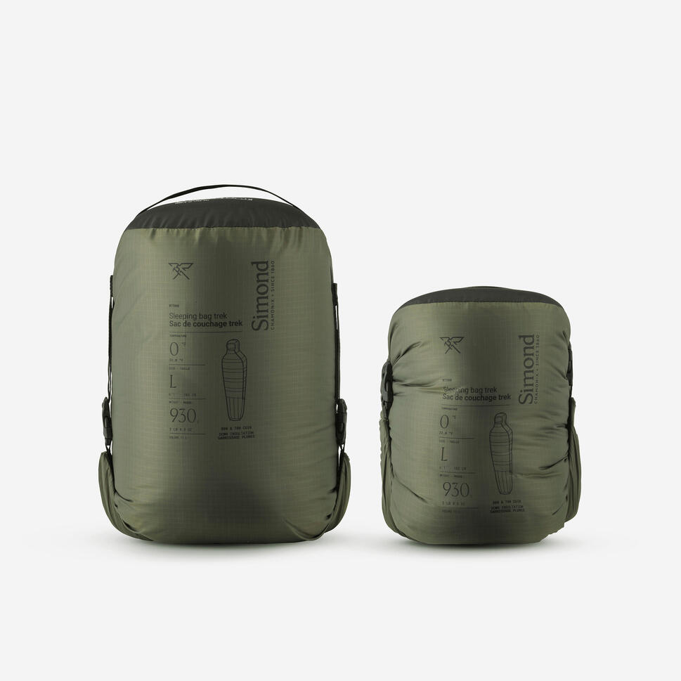 FORCLAZ (フォルクラ) 登山・トレッキング 寝袋 ダウン 軽量 コンパクト 0°C MT900