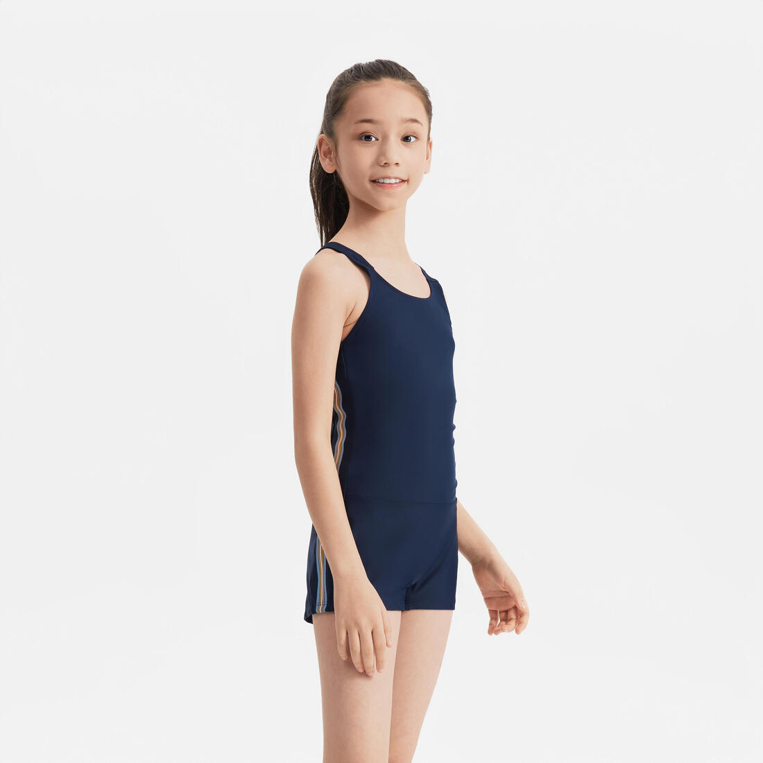 NABAIJI (ナバイジ) 水泳 ガールズ ワンピース水着 ショーティー