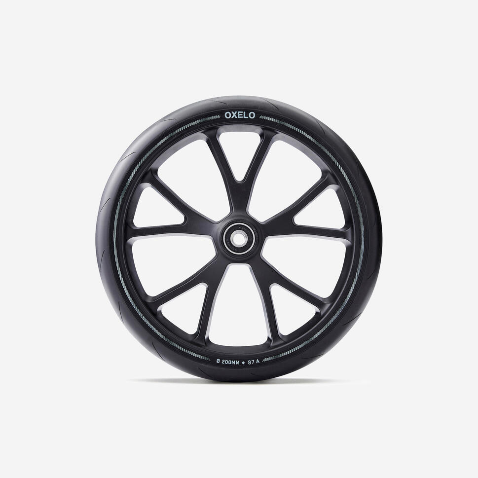 OXELO(オクセロ) キックスケーター ホイール タイヤ 87 200mm 大人用