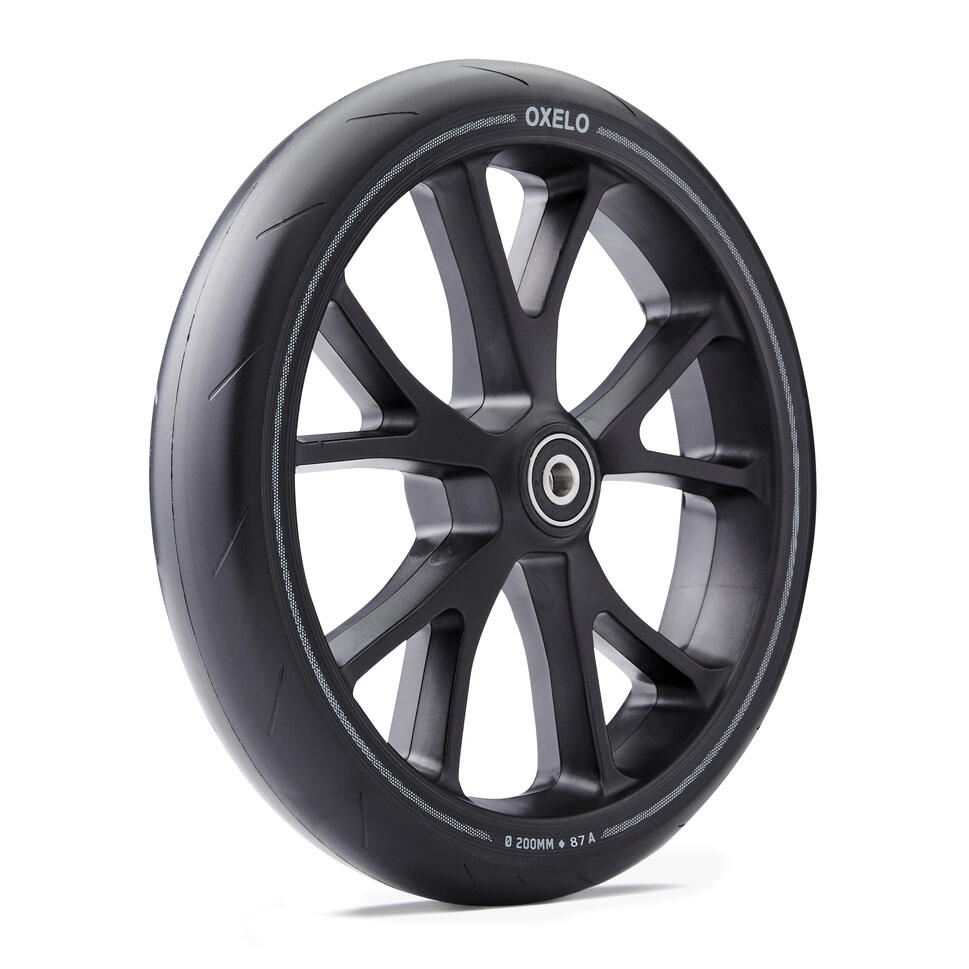 OXELO(オクセロ) キックスケーター ホイール タイヤ 87 200mm 大人用
