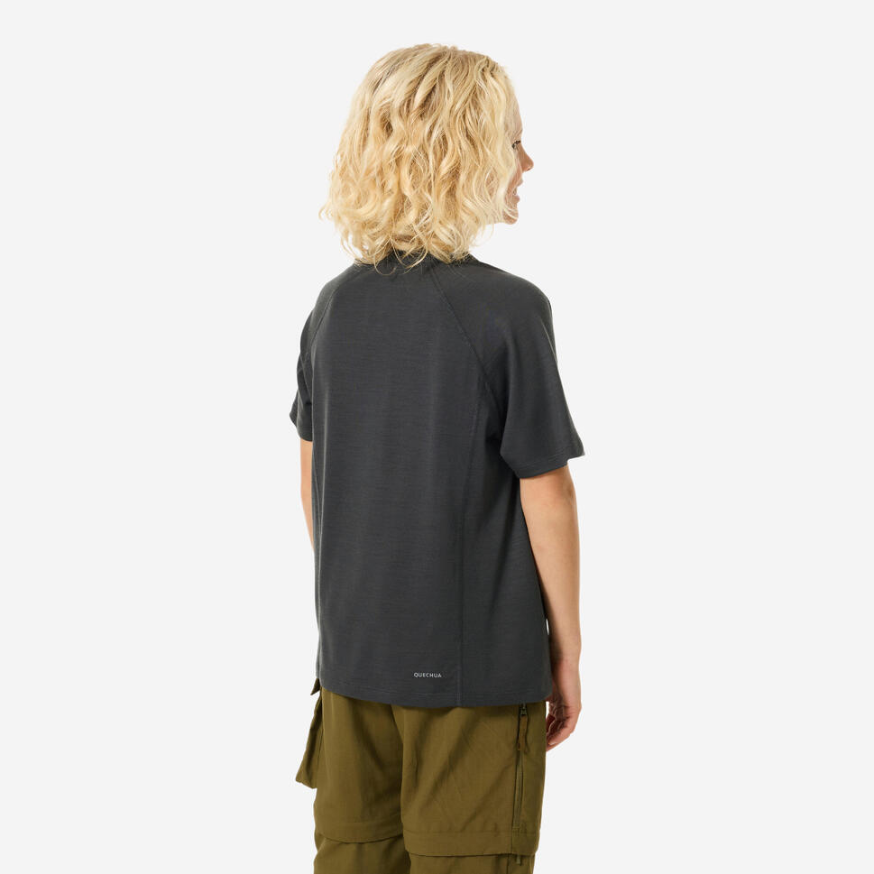 QUECHUA (ケシュア) 登山・ハイキング キッズ(7~15歳)Tシャツ メリノ MH900