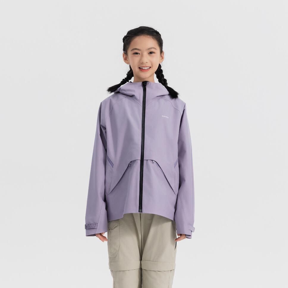 QUECHUA (ケシュア) 登山・ハイキング キッズ ハイキングジャケット MH900 7~15歳 軽量 防水