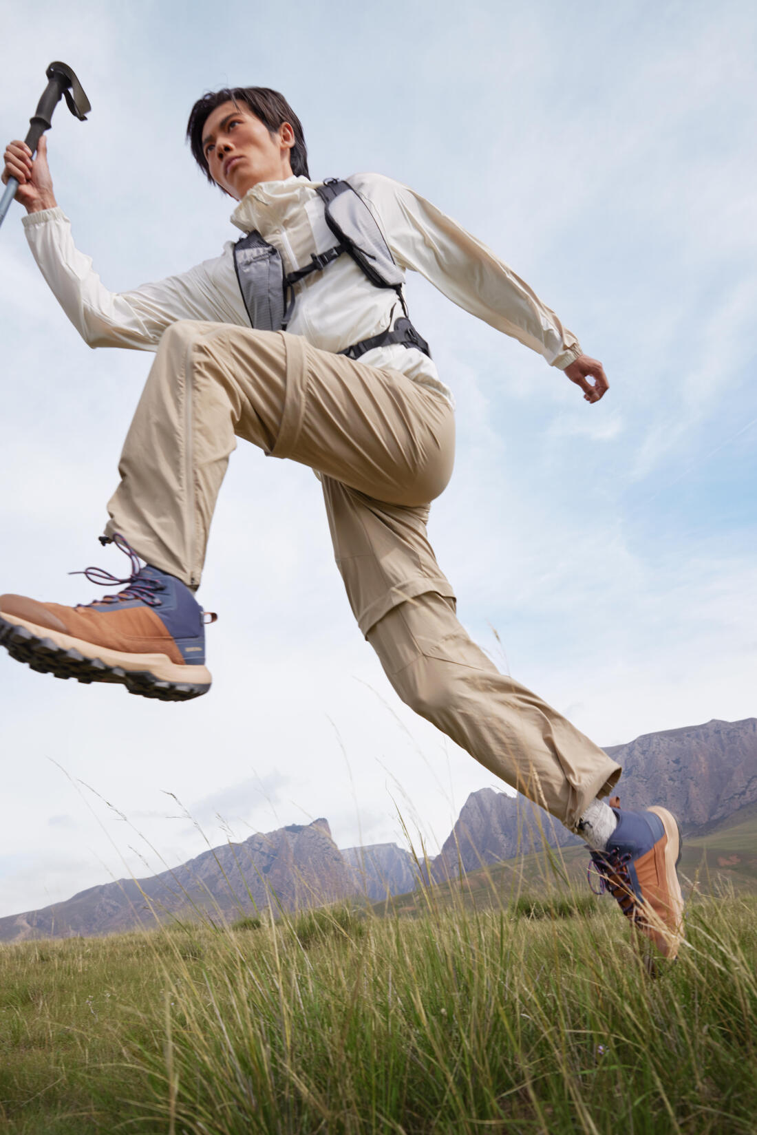 QUECHUA (ケシュア) 登山・ハイキング メンズ モジュラー式パンツ MH500