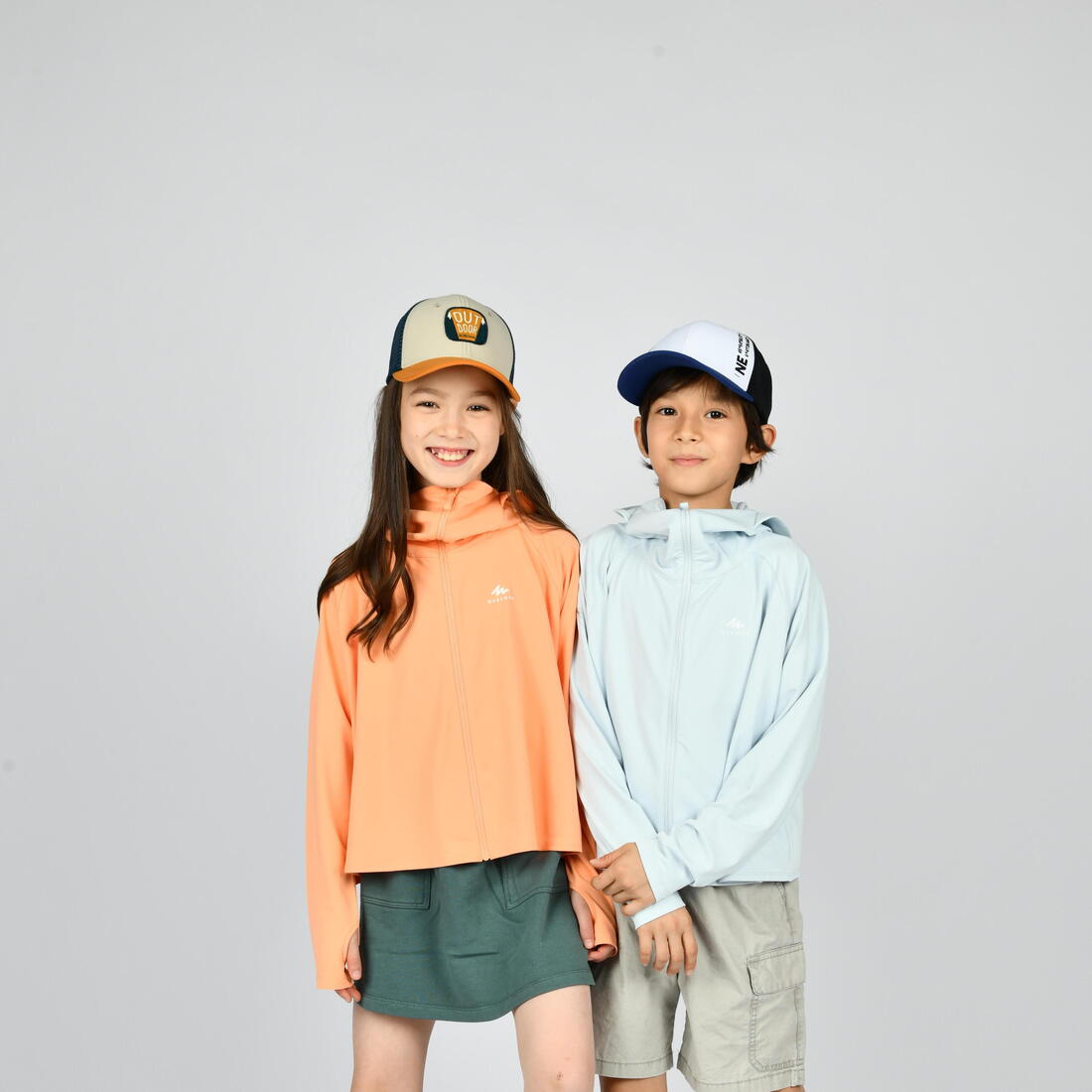 QUECHUA (ケシュア) 登山・ハイキング キッズ トラッカーキャップ MH100