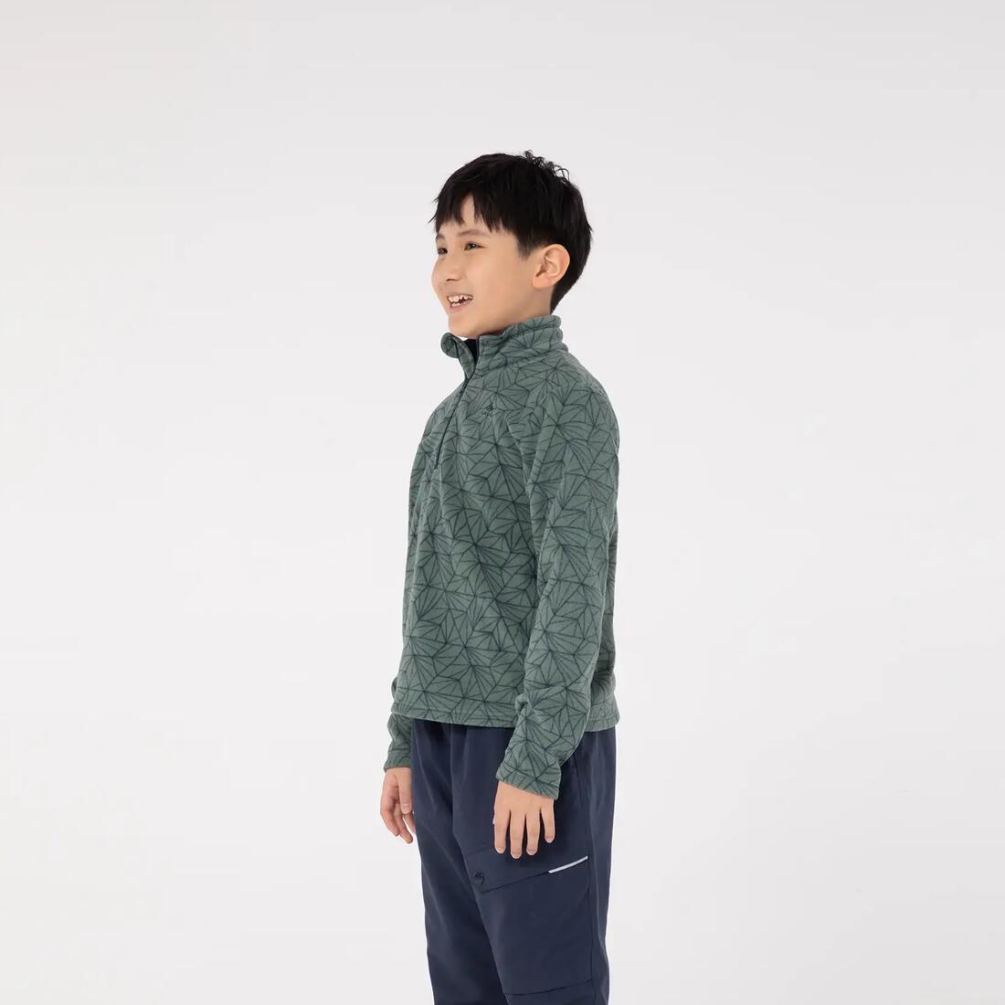 QUECHUA (ケシュア) ハイキング キッズ フリースジャケット ハーフジップ MH100 7~15歳用