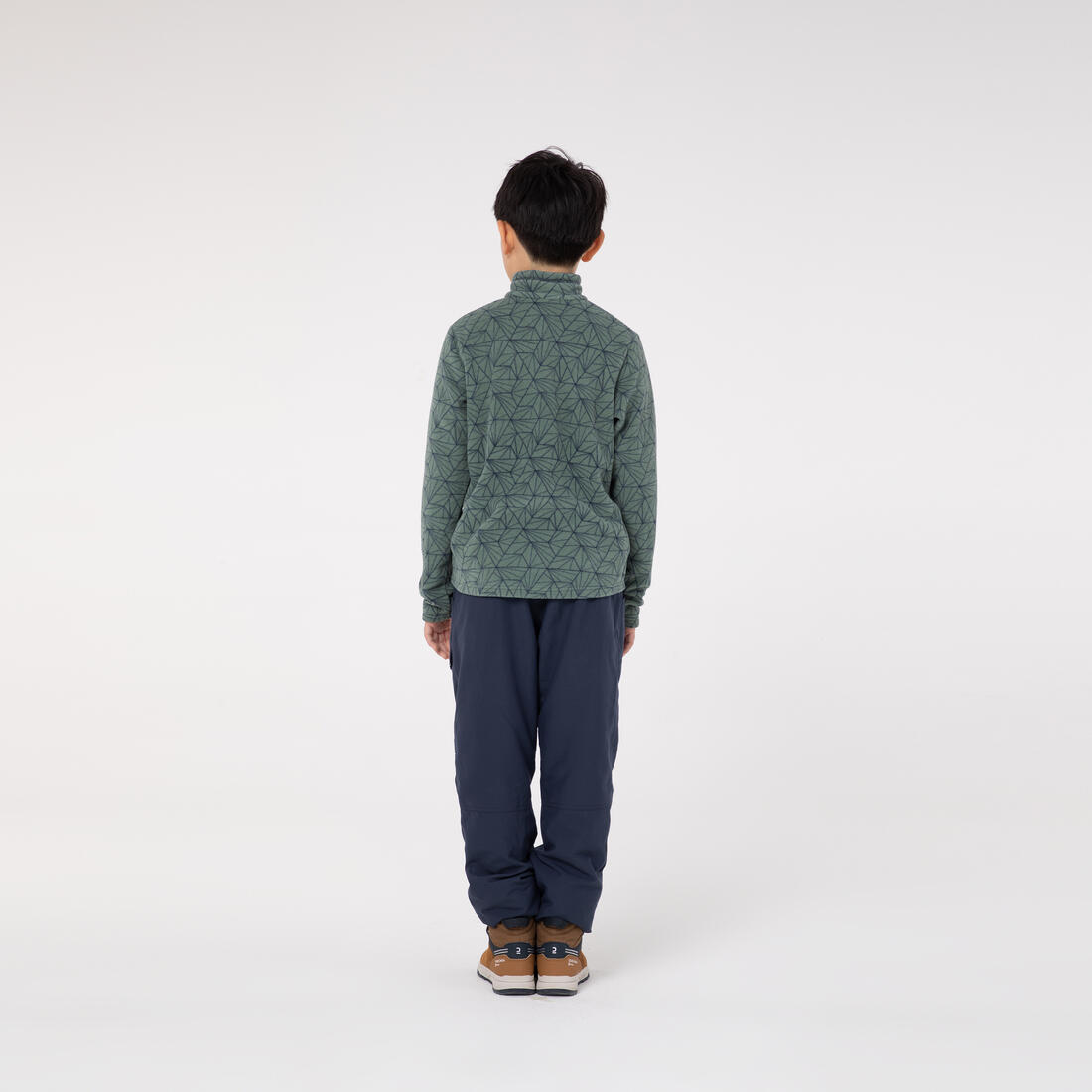 QUECHUA (ケシュア) ハイキング キッズ フリースジャケット ハーフジップ MH100 7~15歳用