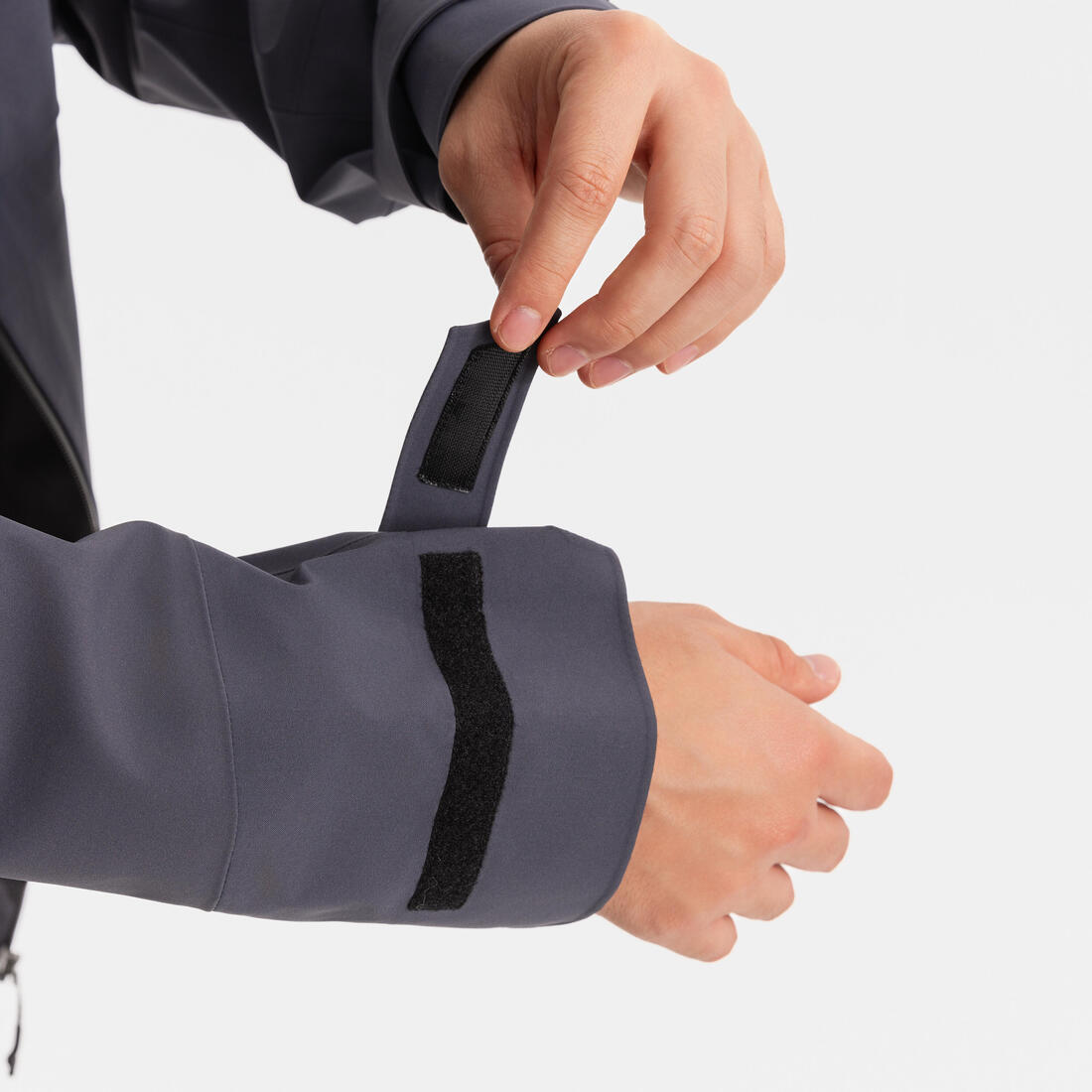 QUECHUA (ケシュア) メンズ防水ハイキングジャケット MH900 グレー